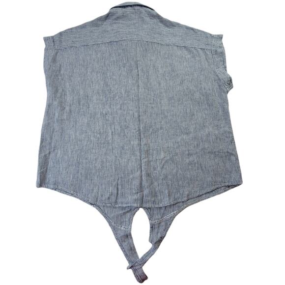 Weatherproof Vintage Washable Linen Short Sleeve Women's LG - Picture 7 of 10